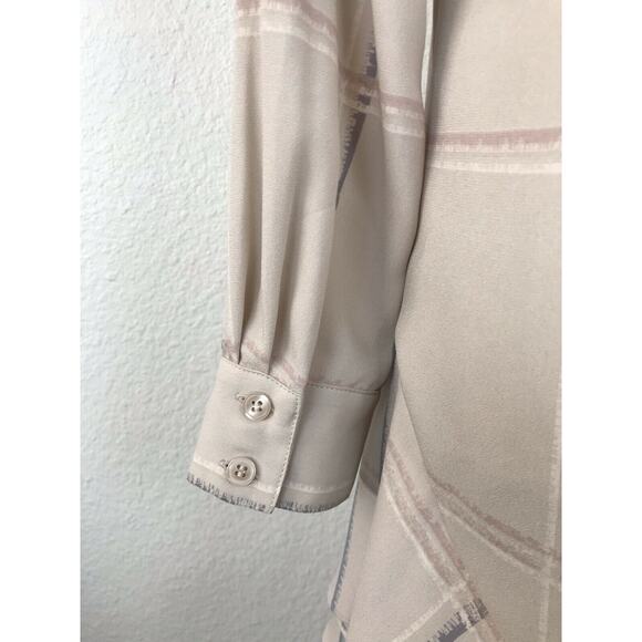 BCBGMaxAzria Peggy Pullover Asymmetric Plaid Mini Dress - Picture 12 of 12